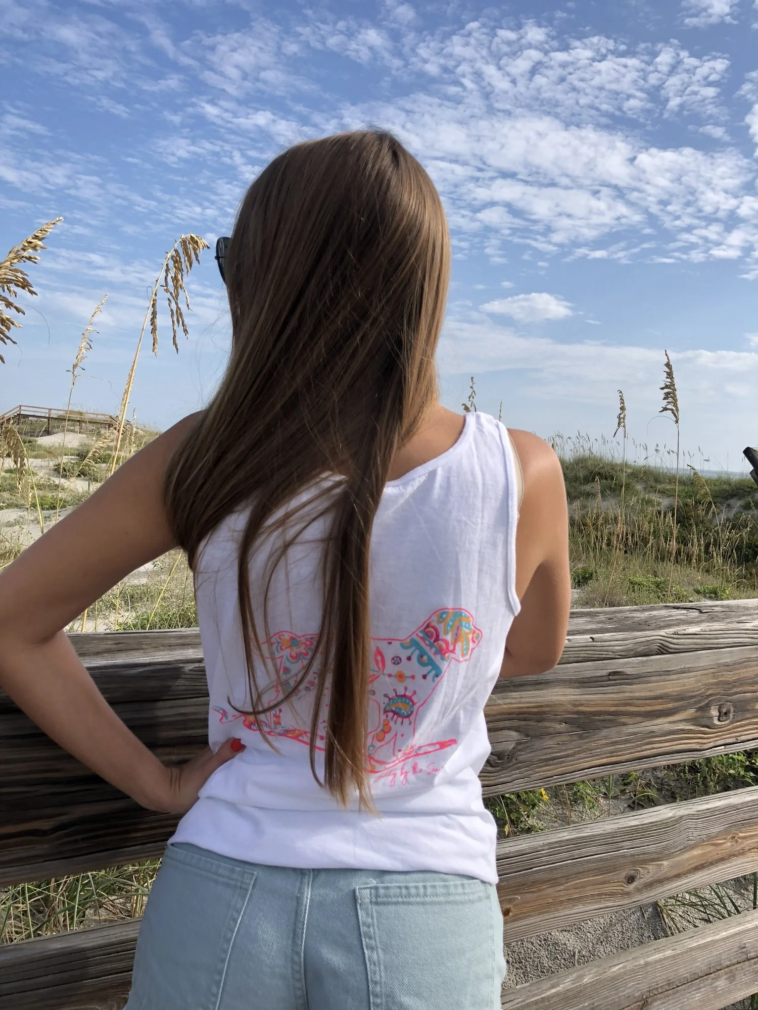 Ladies Paisley Buddy Tank Top — Buddy by the Sea